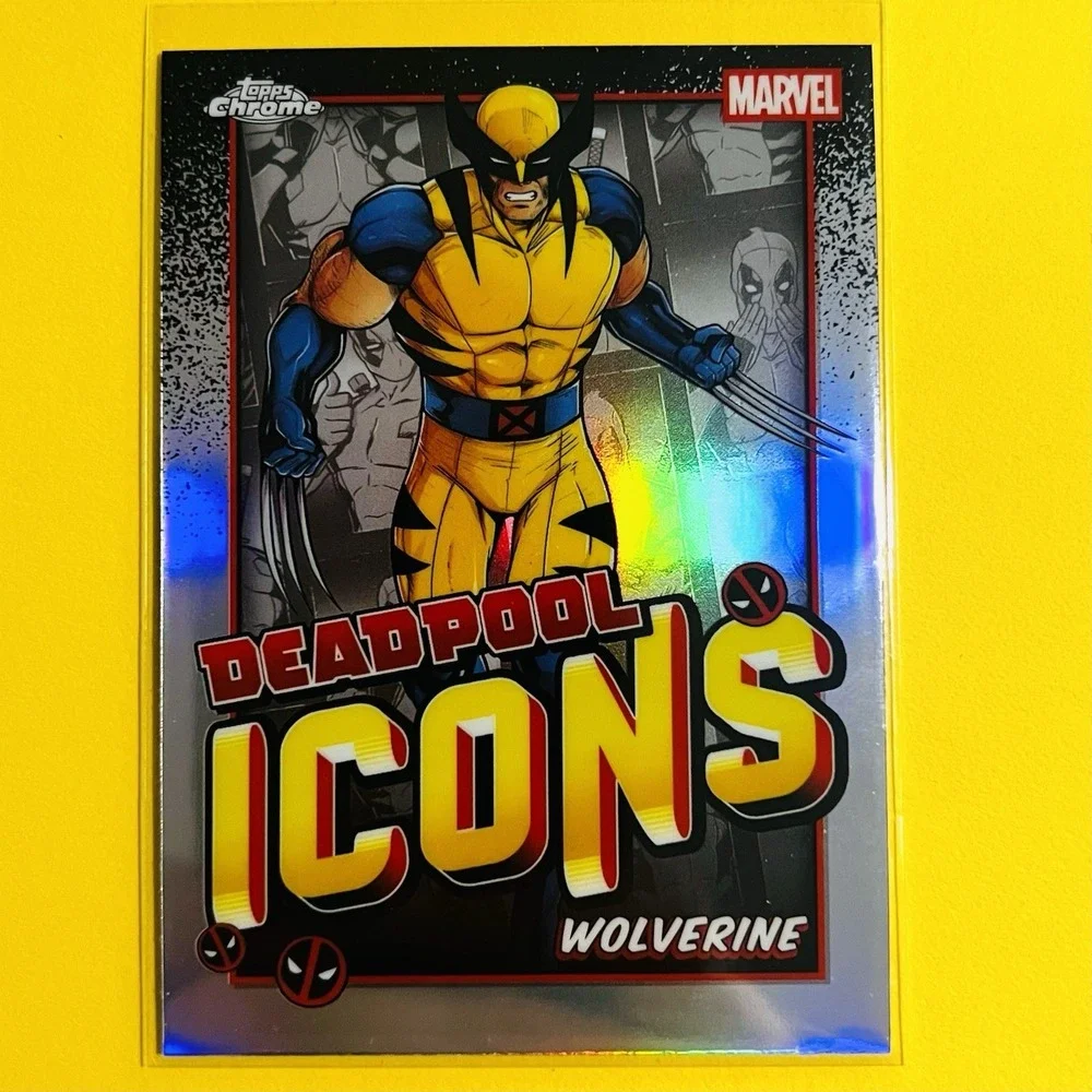 2025 Topps Chrome Marvel Deadpool Icons Wolverine DI-10 Insert Card SP Refractor